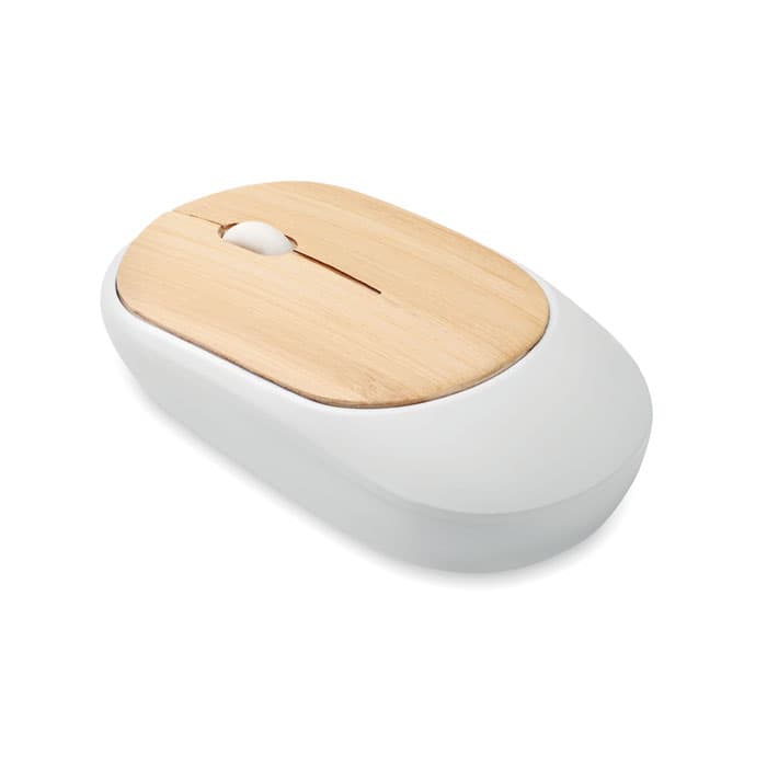 Souris sans fil en bambou