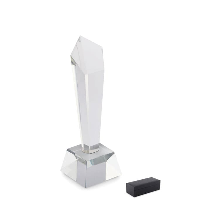 Prix en cristal dans un coffret