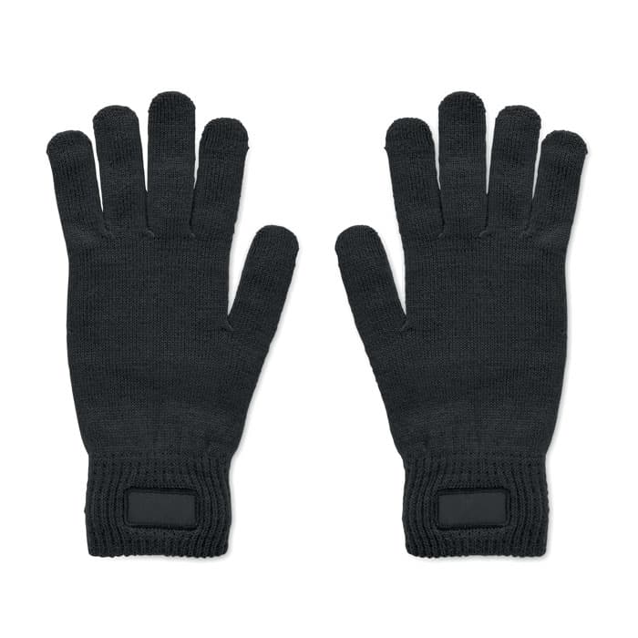 Gants tricotés en RPET