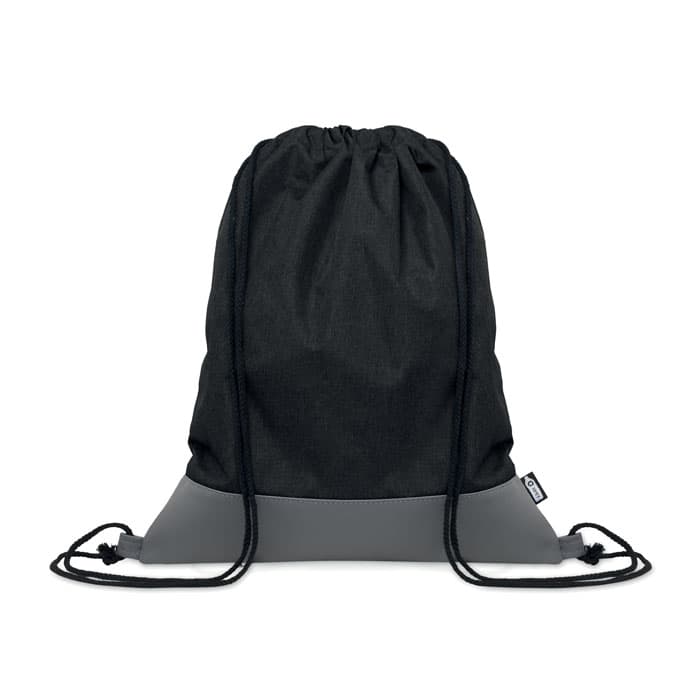 Sac à cordon en PU RPET 2 tons