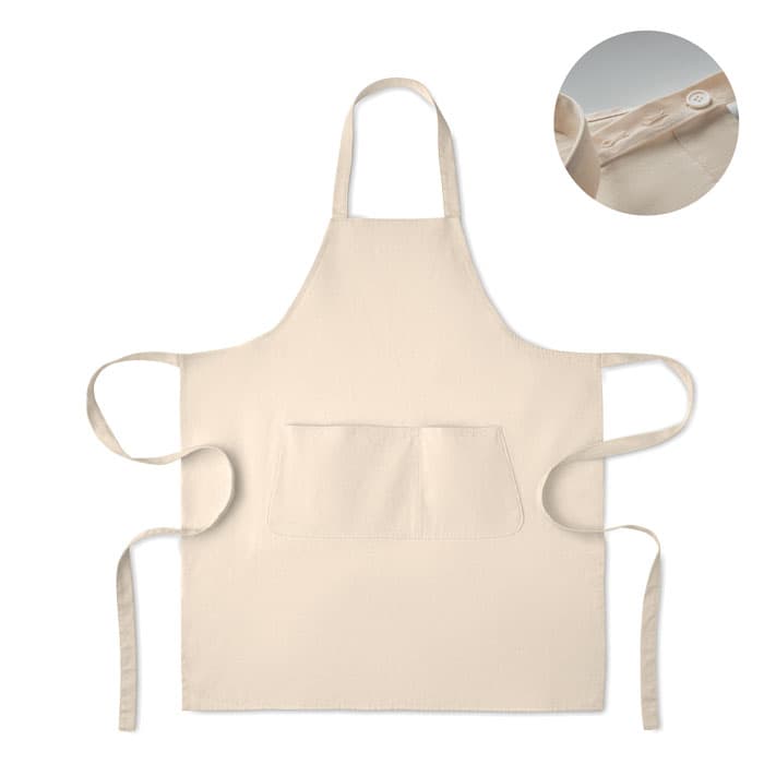 Tablier en coton bio 240 gr/m²