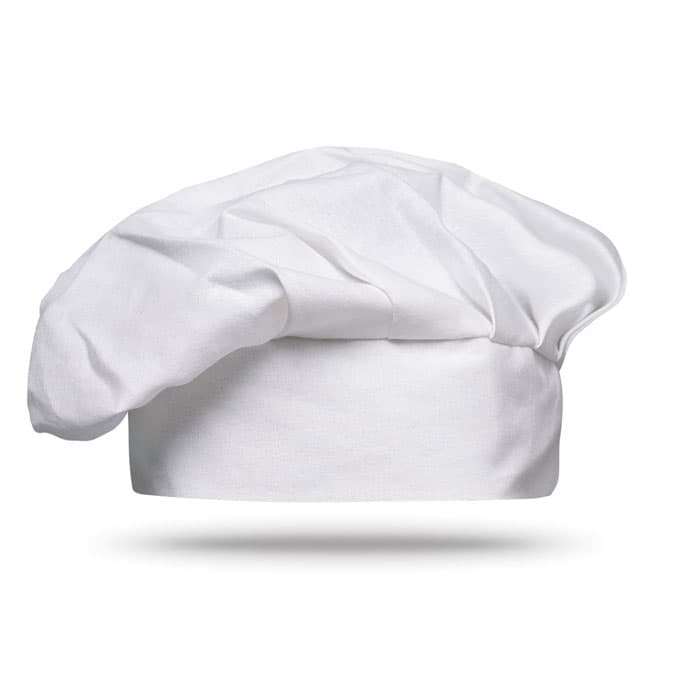Toque de chef en coton 130g/m2