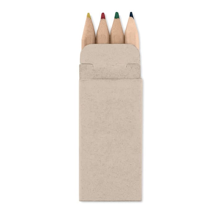4 coloured pencils