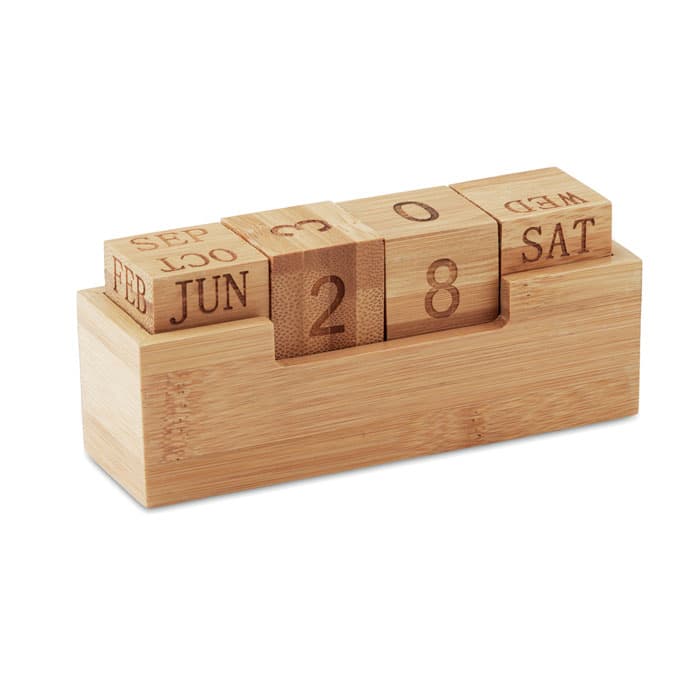 Calendrier en bambou