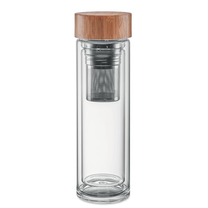 Gourde double paroi verre 420ml