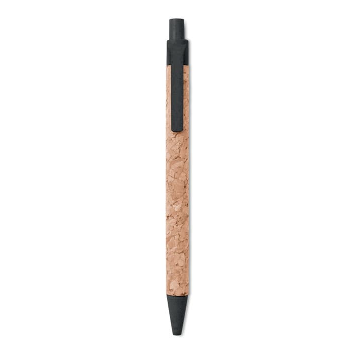 Stylo bille en liège / blé-paille