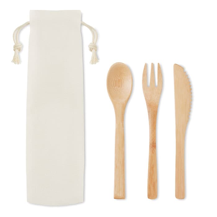 Set de couverts en bambou