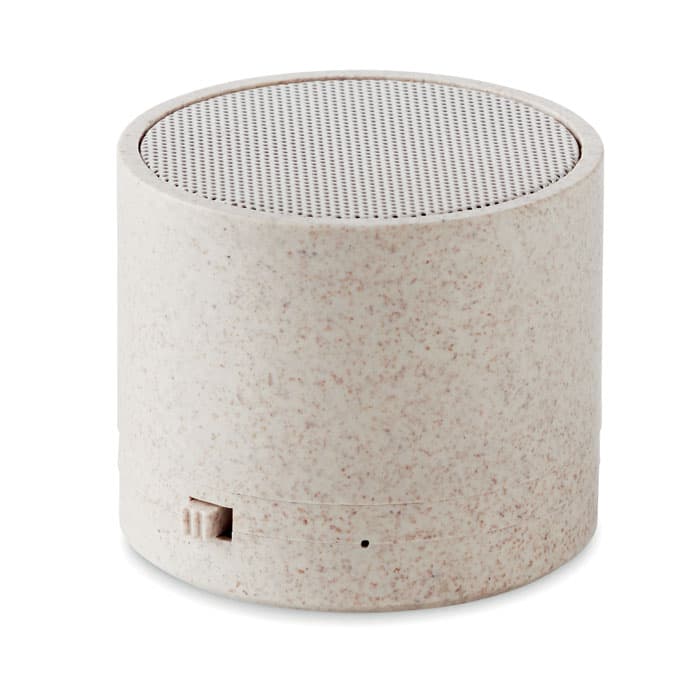 Haut-parleur s/ fil paille blé