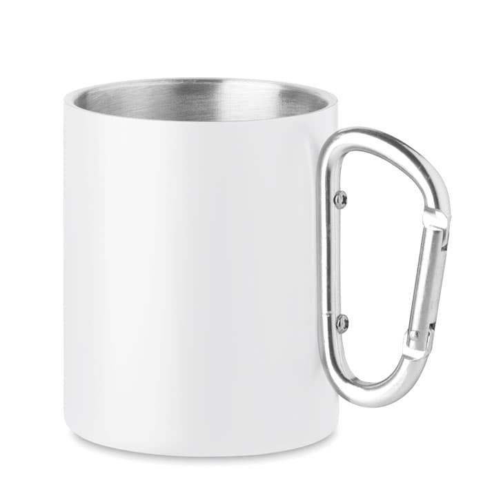 Mug en métal anse mousqueton