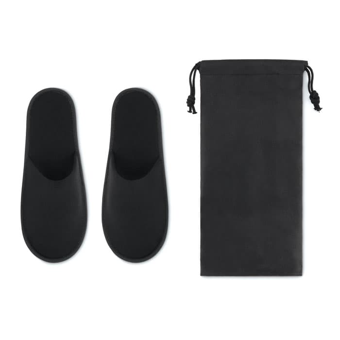 Paire de pantoufles & pochette